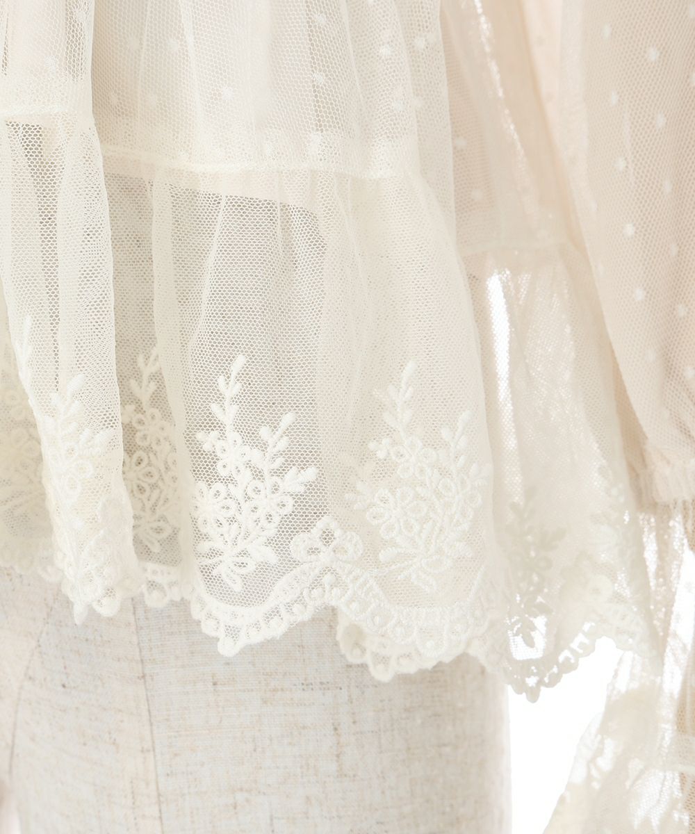 裾レース (ivory)
