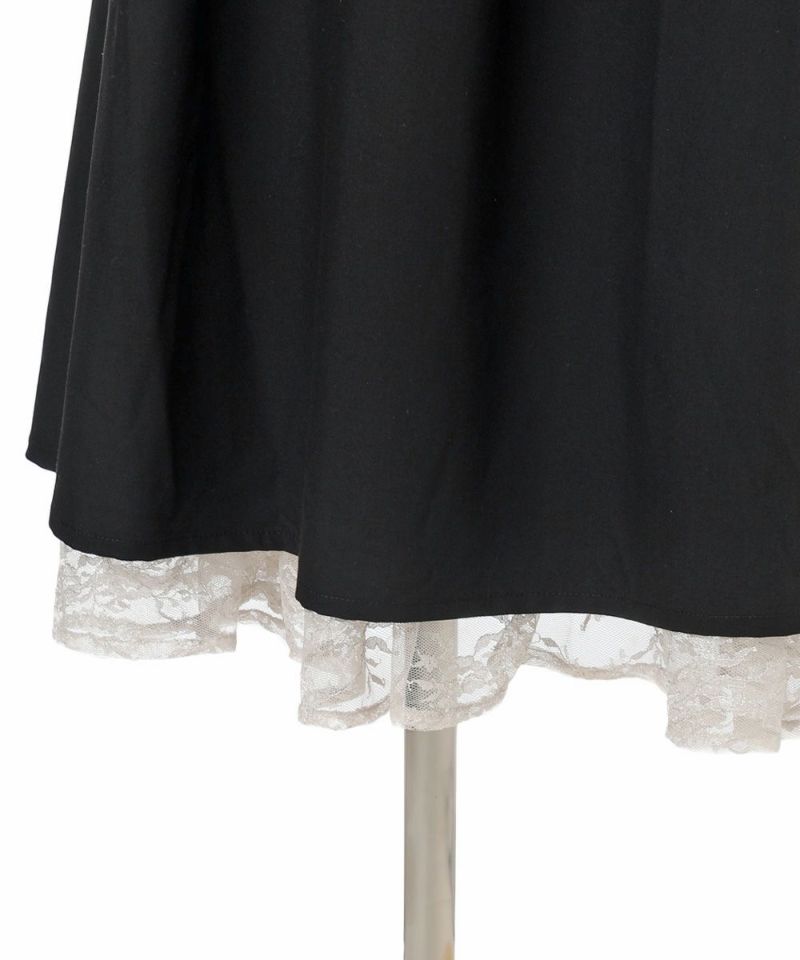 裾レース (black)