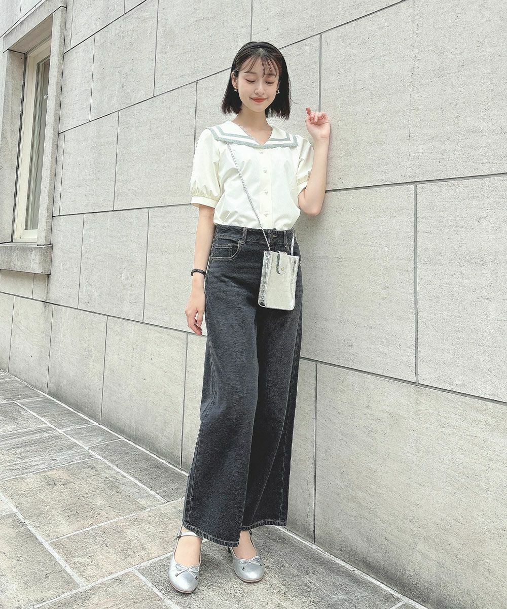 ivory / 165cm / レースインナーとのレイヤード