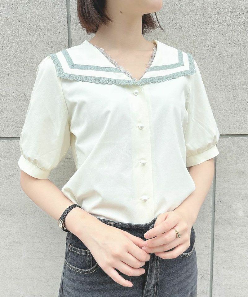 ivory / 165cm / レースインナーとのレイヤード