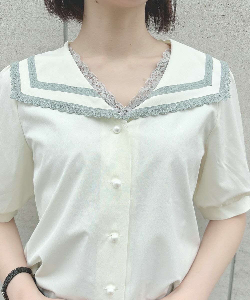 ivory / 165cm / レースインナーとのレイヤード