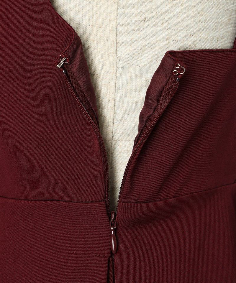 Side fastener (bordeaux)