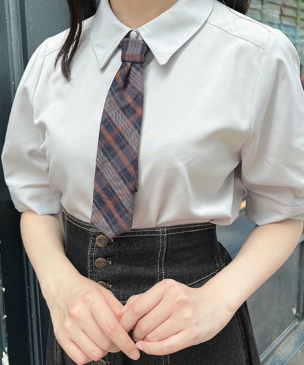 gray×navy / 157cm