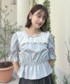 blue gray / 165cm / Layered with lace inner