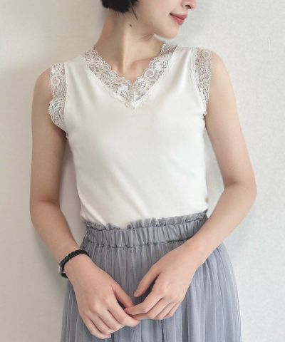 ニードルポイント風刺繍がま口バッグ/an another angelus