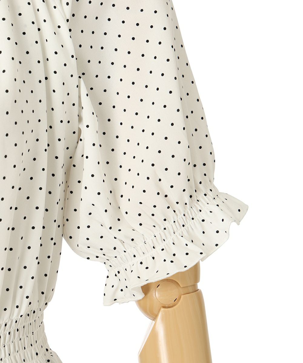 袖 (off white×black)