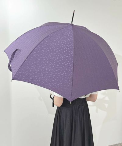 [お取り寄せ品] 雨傘 kira ジャガードパープル/小野内商店 [OS0039]