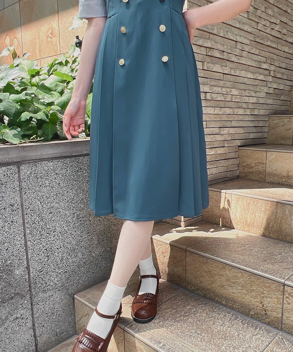 blue green / 157cm
