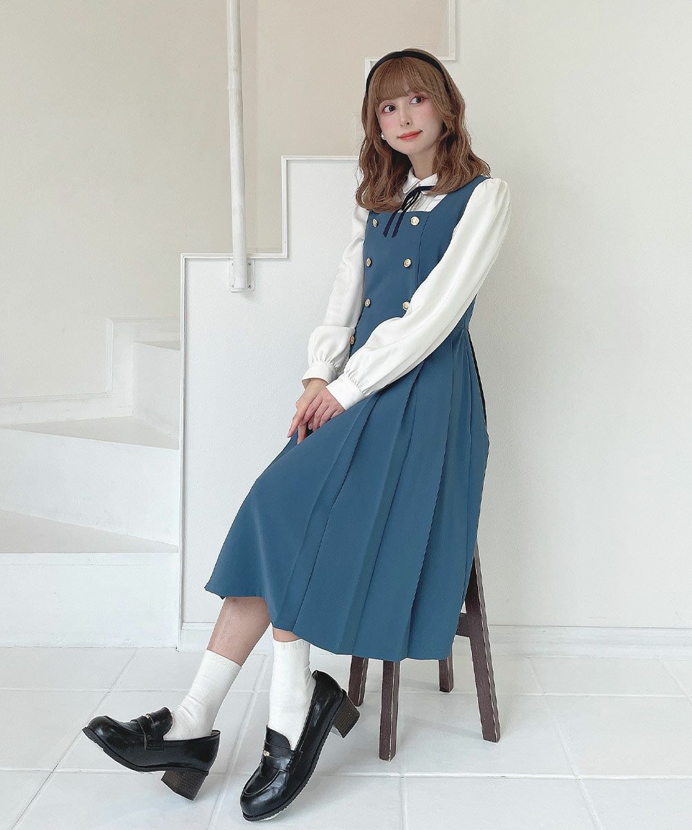 blue green / 152cm