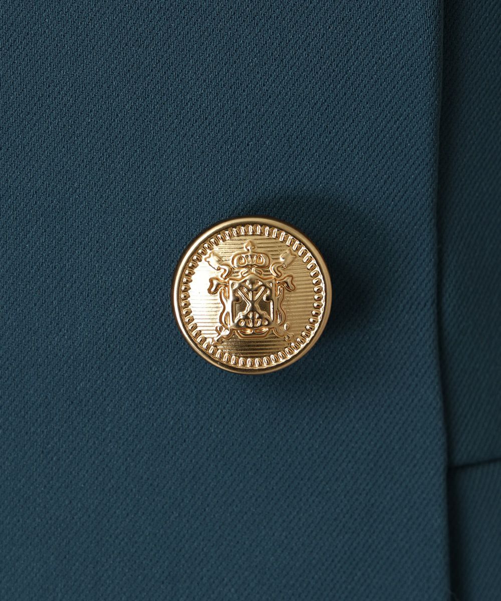 釦アップ (blue green)