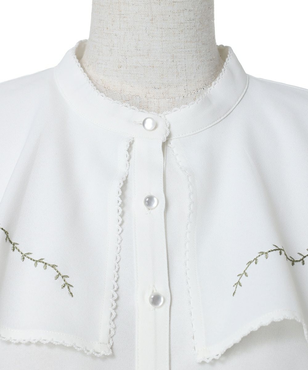 襟アップ (off white)