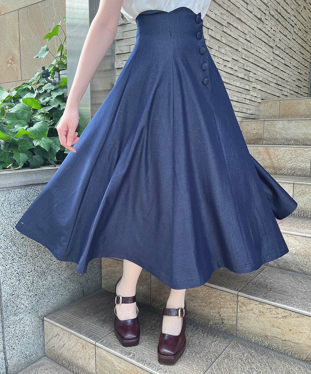 indigo / 157cm