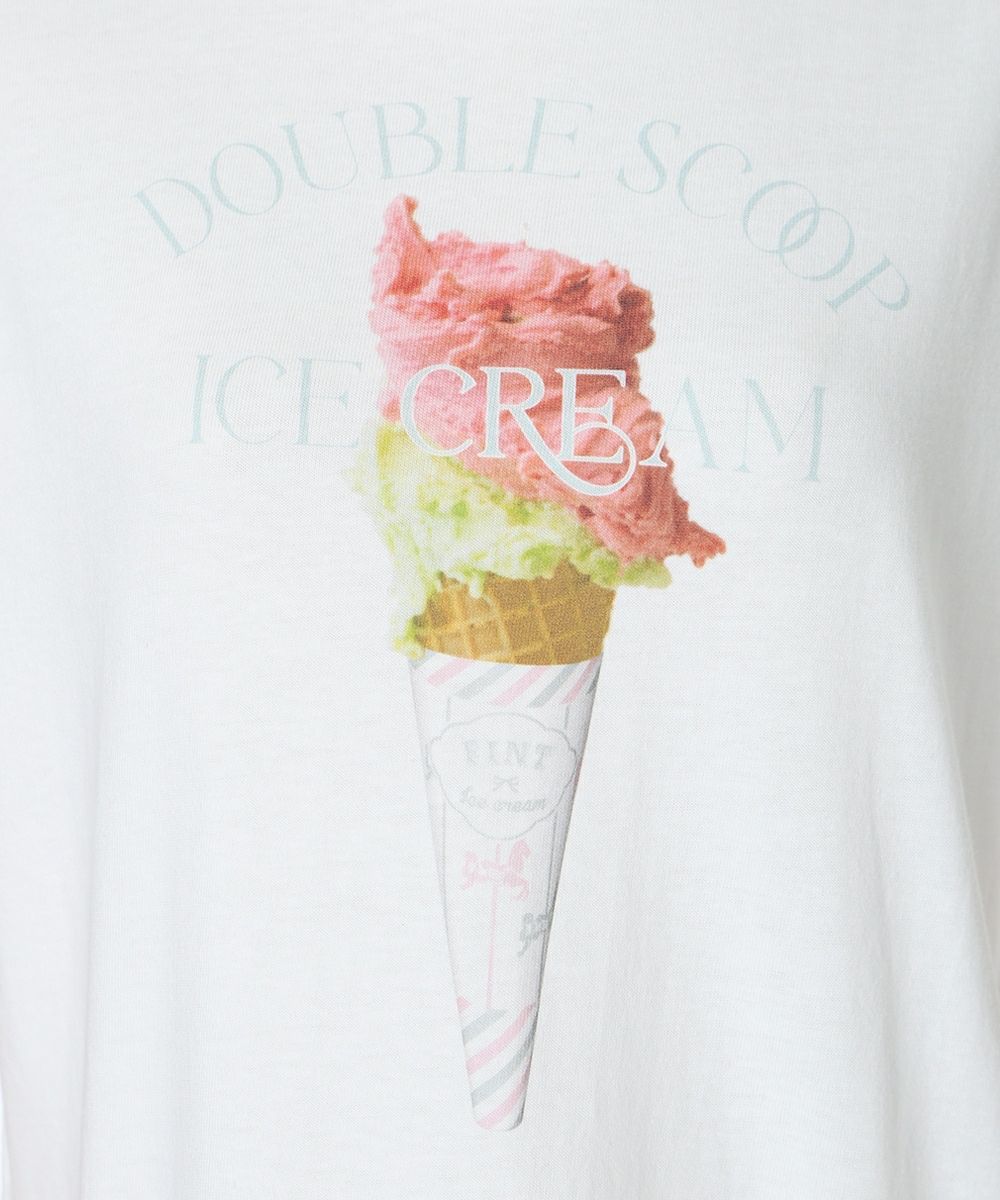 プリント (white)