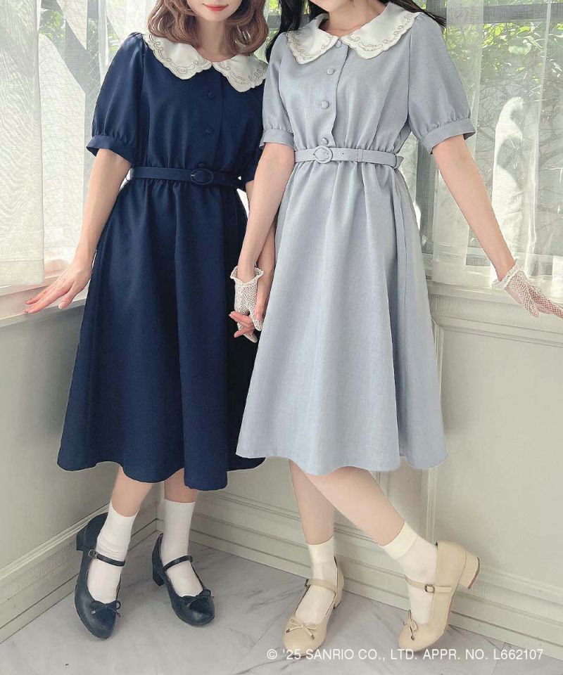 Left: navy / 152cm, Right: blue gray / 157cm
