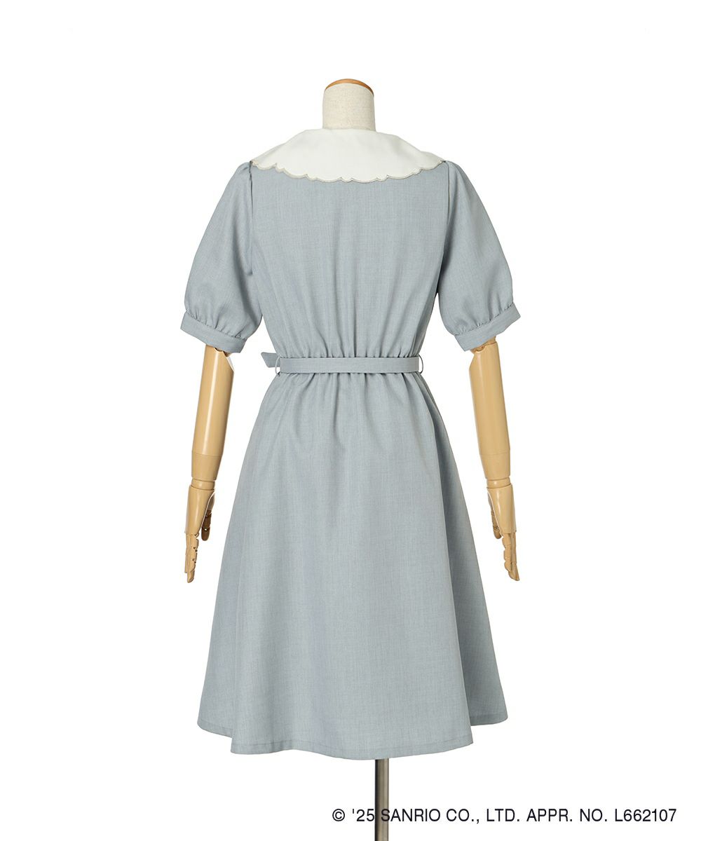 バック (blue gray)