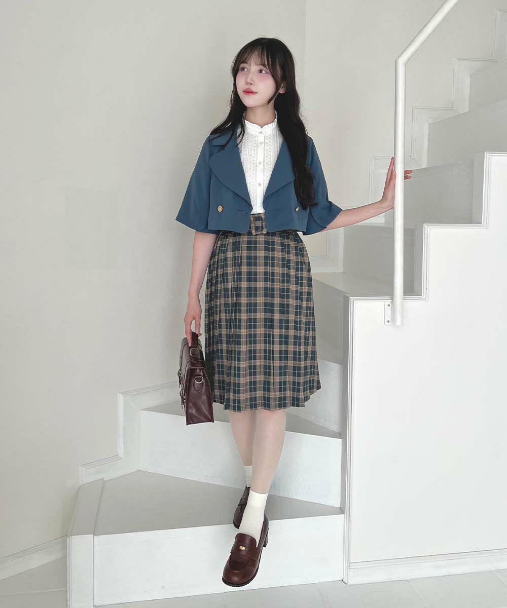 green×beige / 157cm