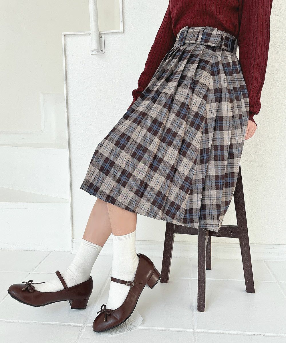 brown×gray / 152cm