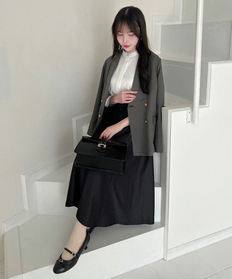 gray×black / 157cm / 着用サイズ：1