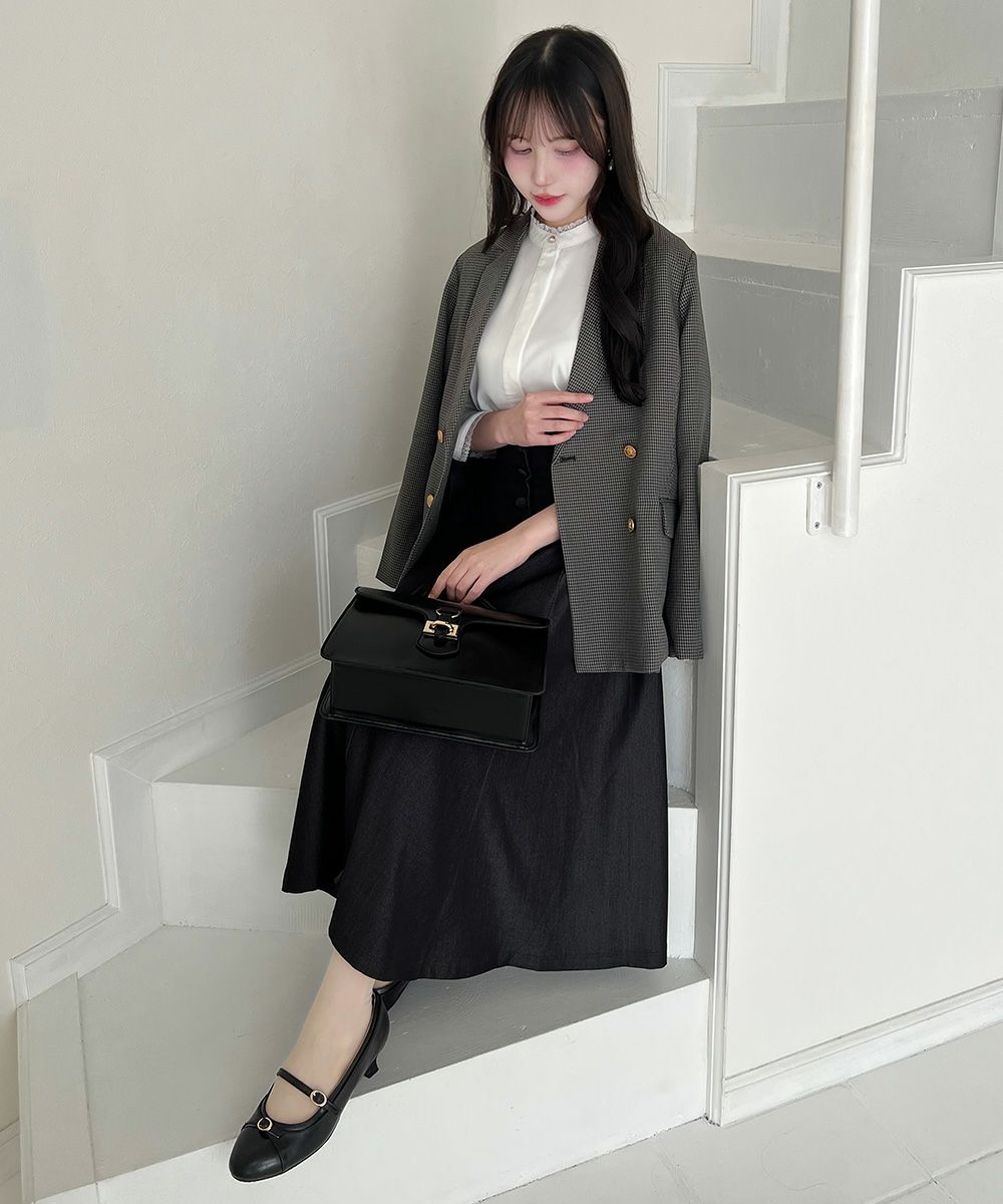 gray×black / 157cm / 着用サイズ：1