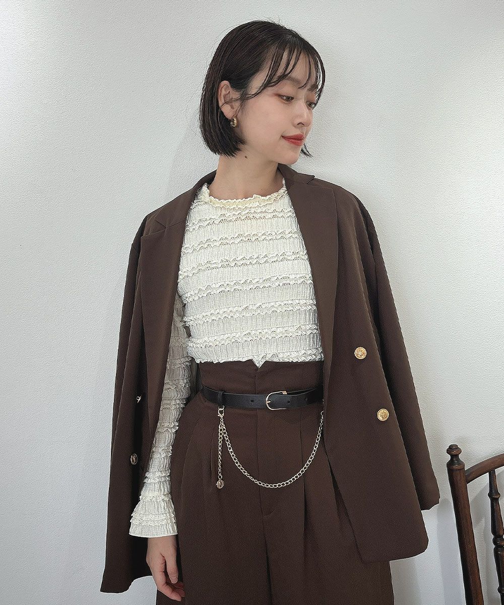 brown / 165cm / 着用サイズ：2