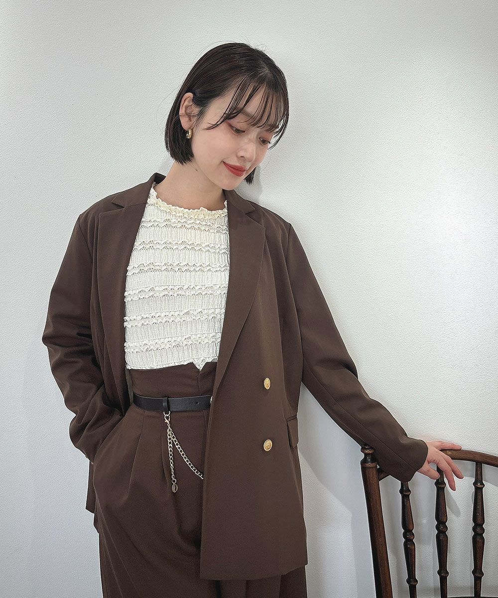 brown / 165cm / 着用サイズ：2