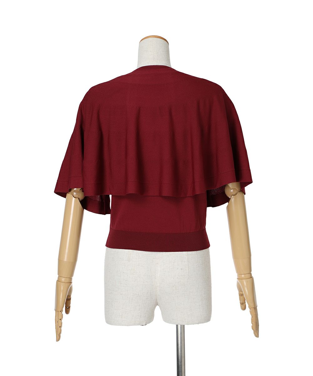 バック (wine red)