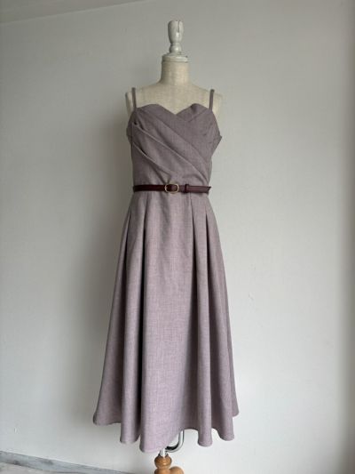 [Fan Club Exclusive Item] [sample ITEM] Cache-Coeur Tuck Cami Dress [sample-H178]