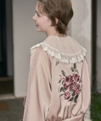 pink beige / 168cm / チュールブラウスとのレイヤード