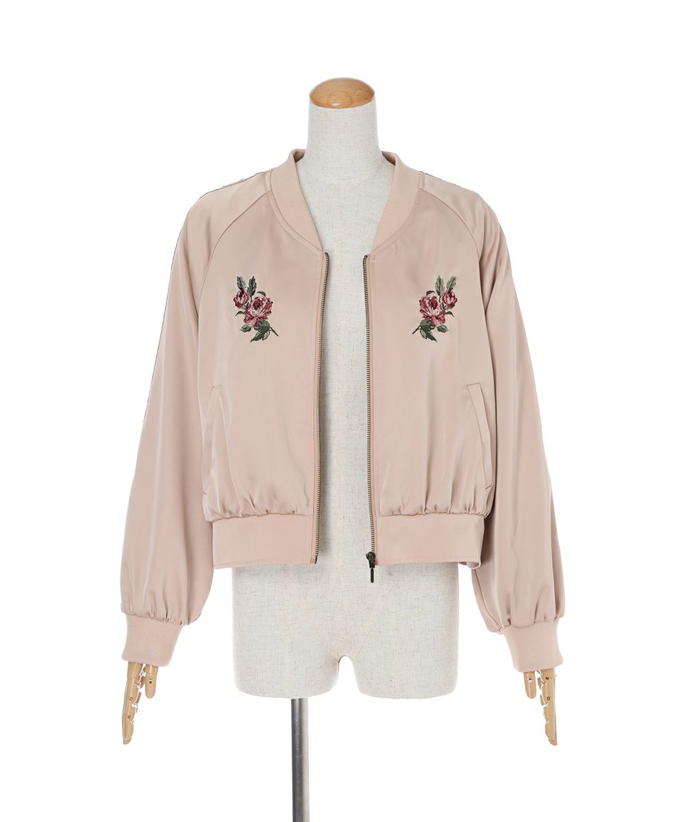 ファスナーを開いた状態 (pink beige)