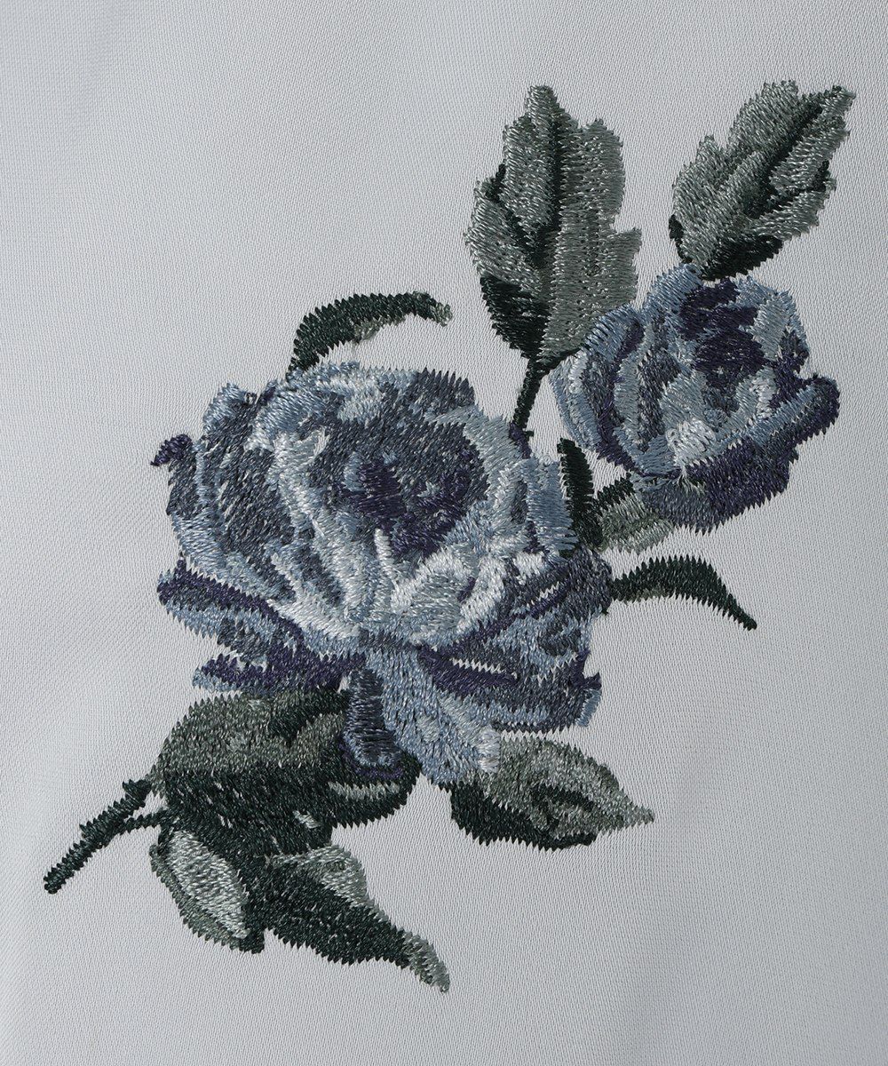 刺繍 (blue gray)