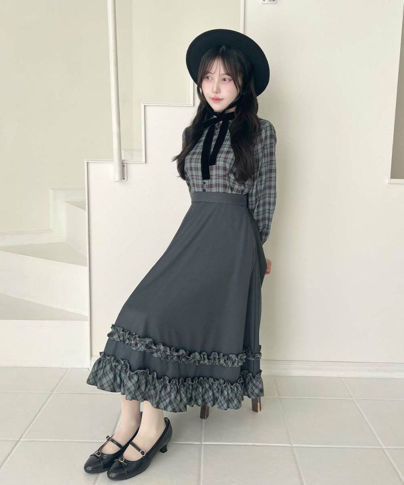 美品☆Rene ベロア フレアスリーブ グログランリボン パーカー 38 パイルリボンパーカー | lilLilly official webstore
