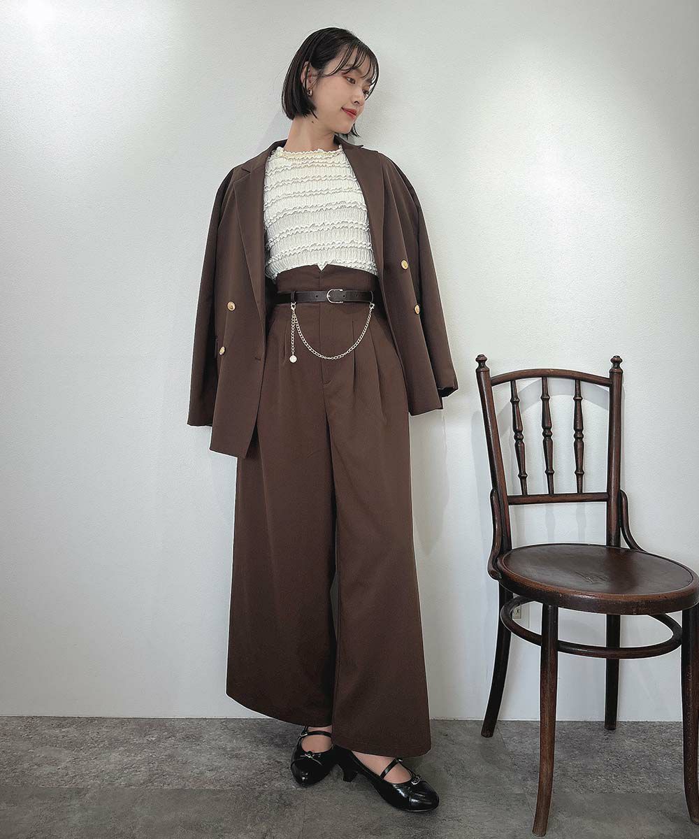 brown / 165cm / 着用サイズ：2