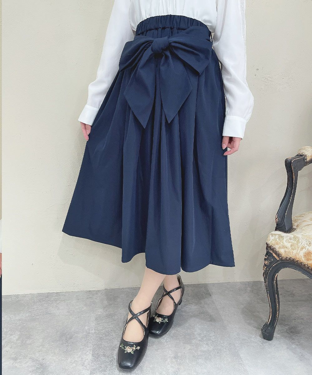 navy / 152cm / リボンを前にした状態