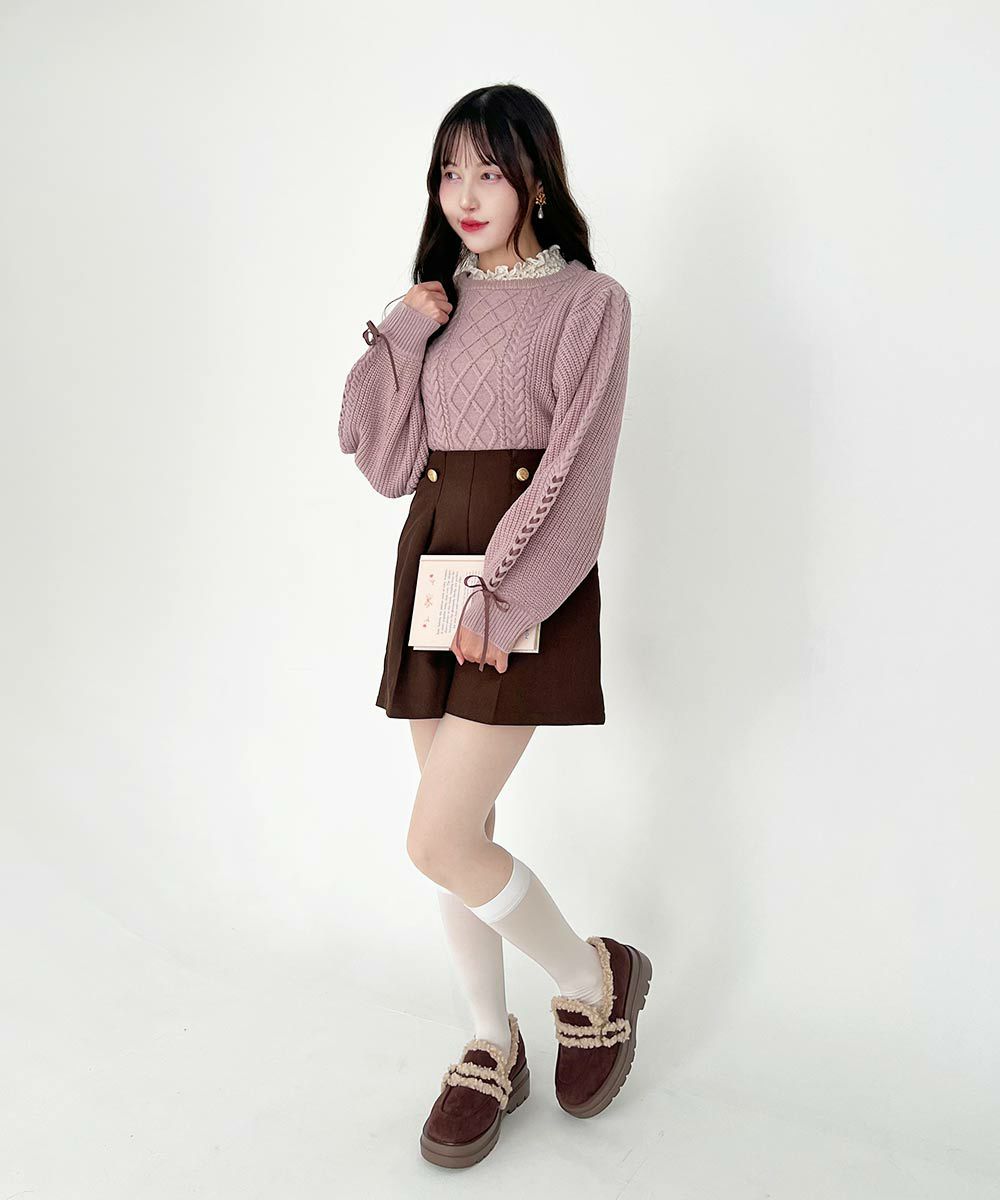 brown / 157cm / チェーンを外した状態