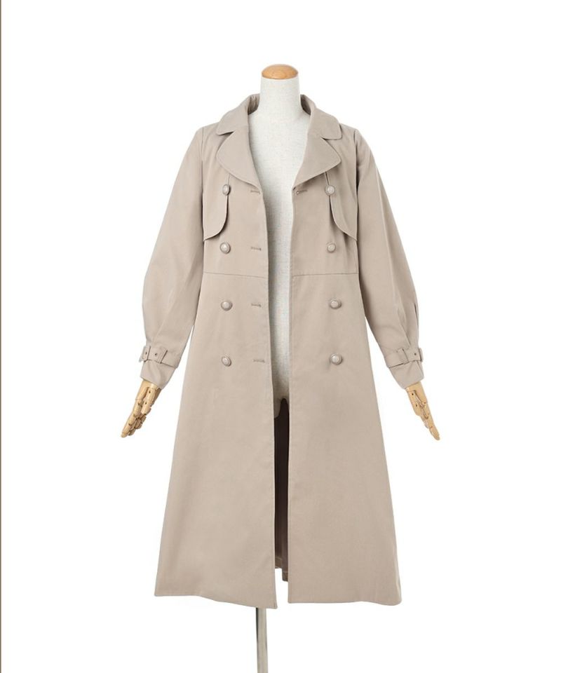 前を開けた状態 (beige)