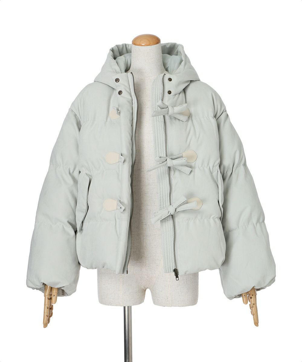 釦を外した状態 (mint gray)