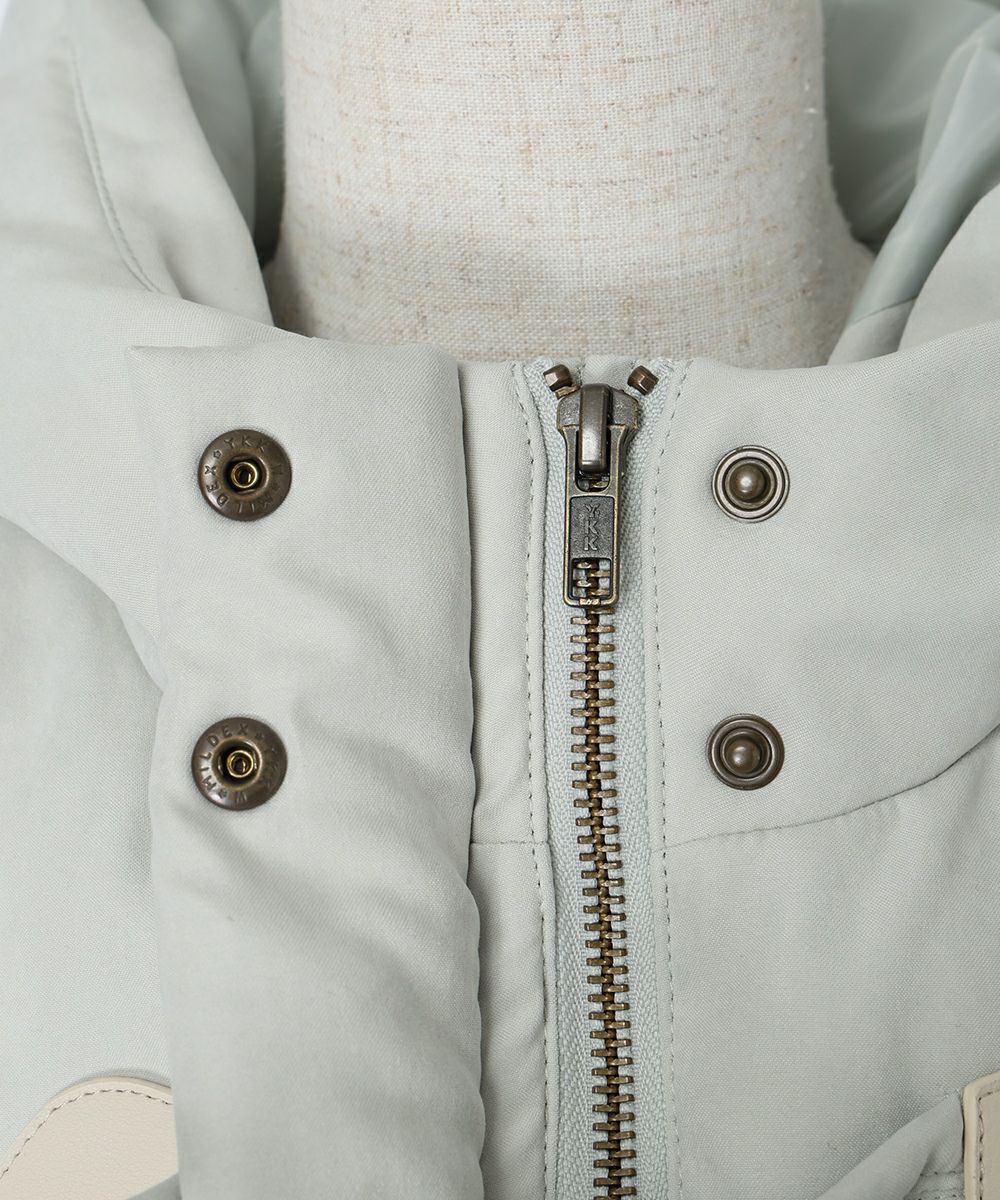 ファスナーアップ (mint gray)