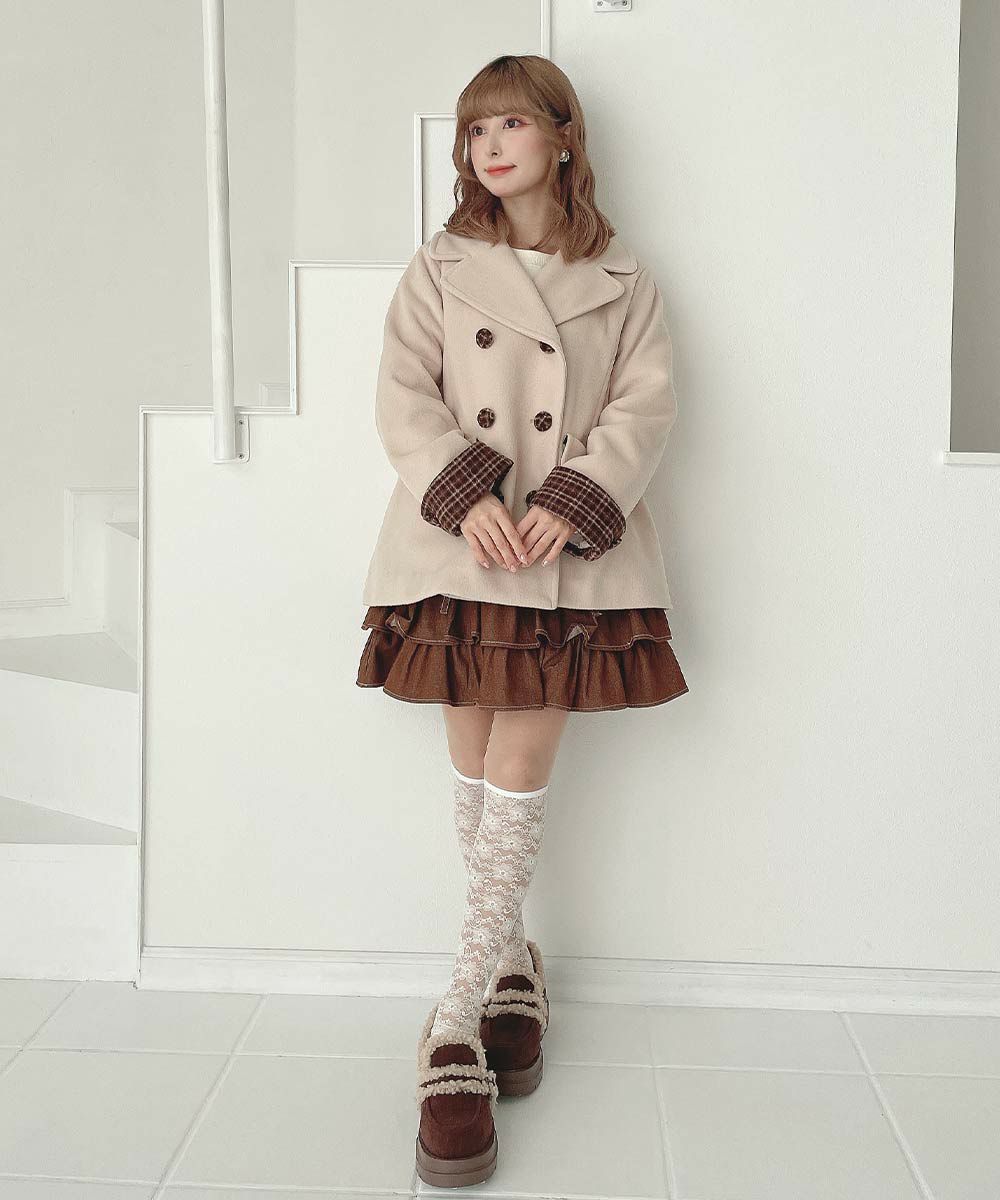 beige×brown / 152cm