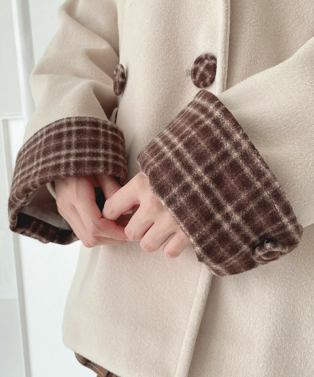 beige×brown / 152cm