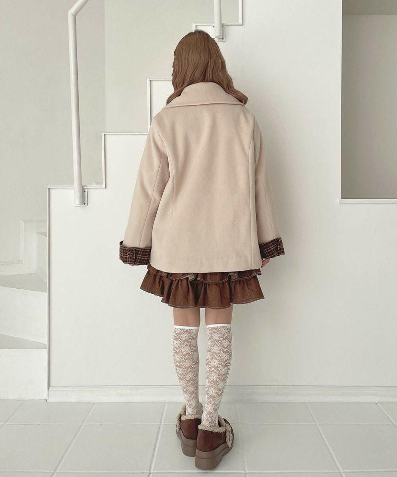 beige×brown / 152cm