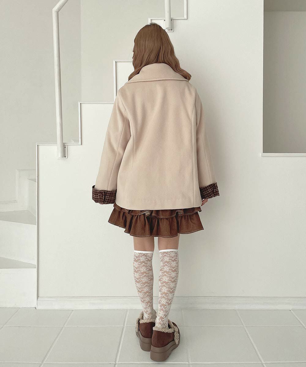 beige×brown / 152cm