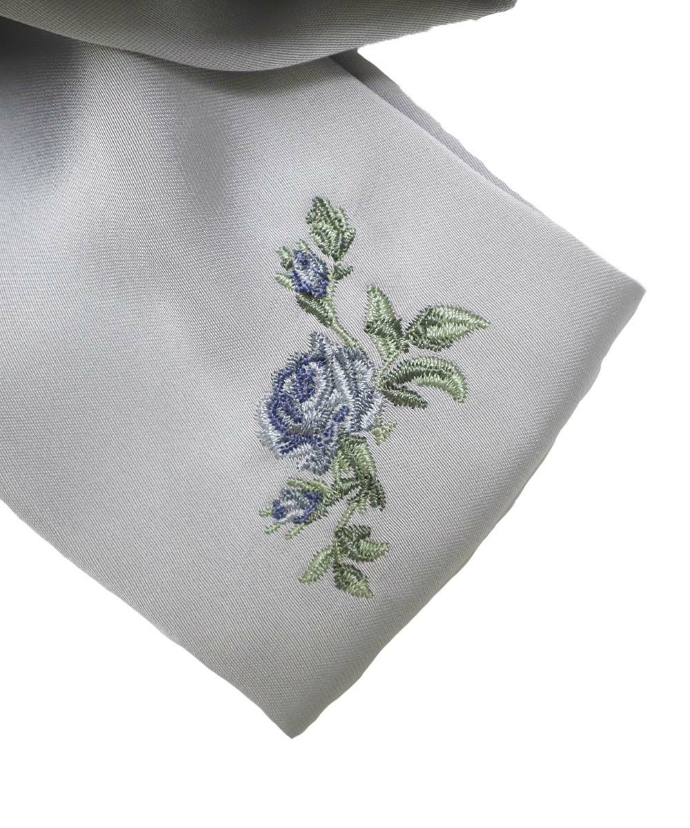 刺繍 (blue gray)