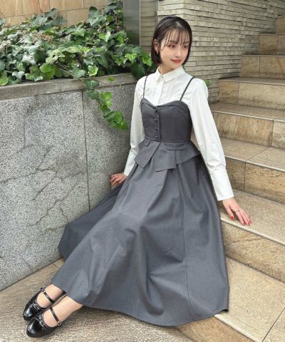 【新品タグ付き】youa by NT リボンウィングブラウス レースディテール ボウタイブラウス（シャツ & ブラウス）｜N°21