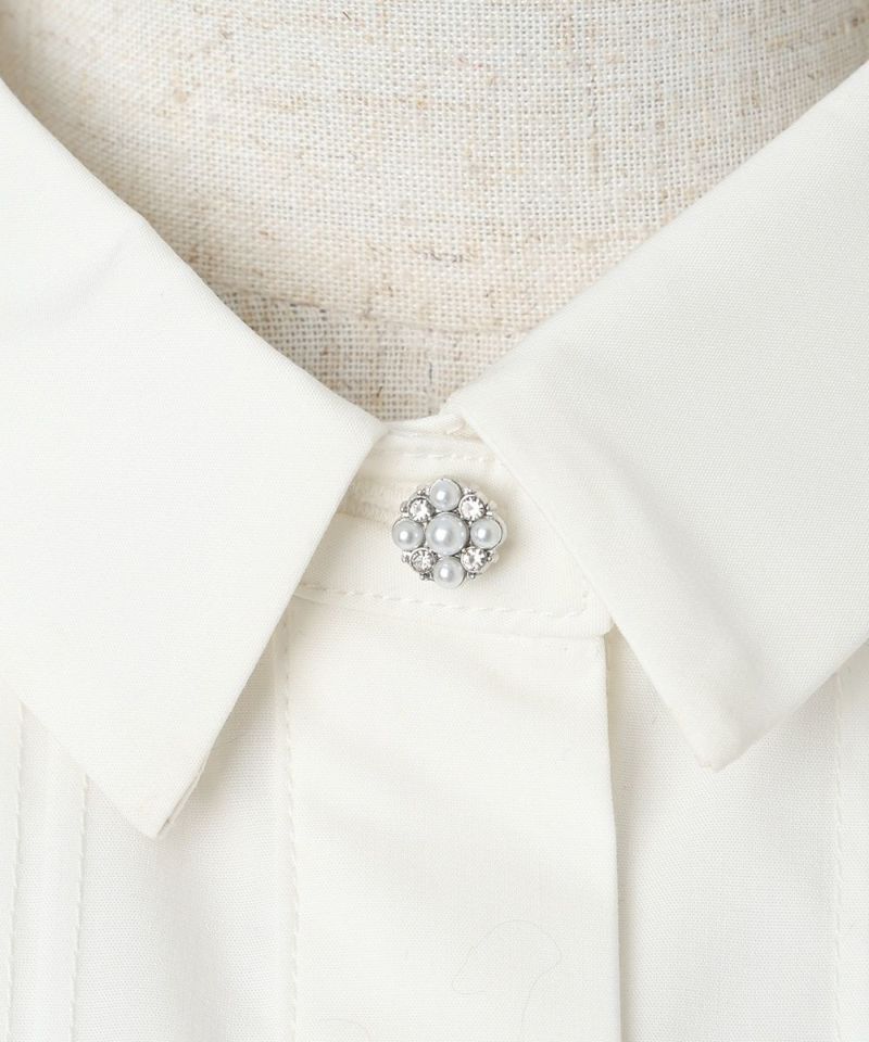 フロント釦 (off white)