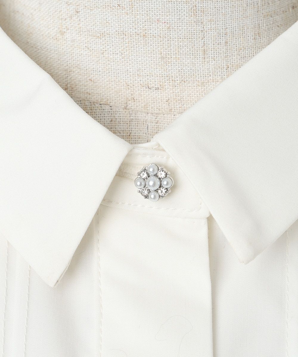 フロント釦 (off white)