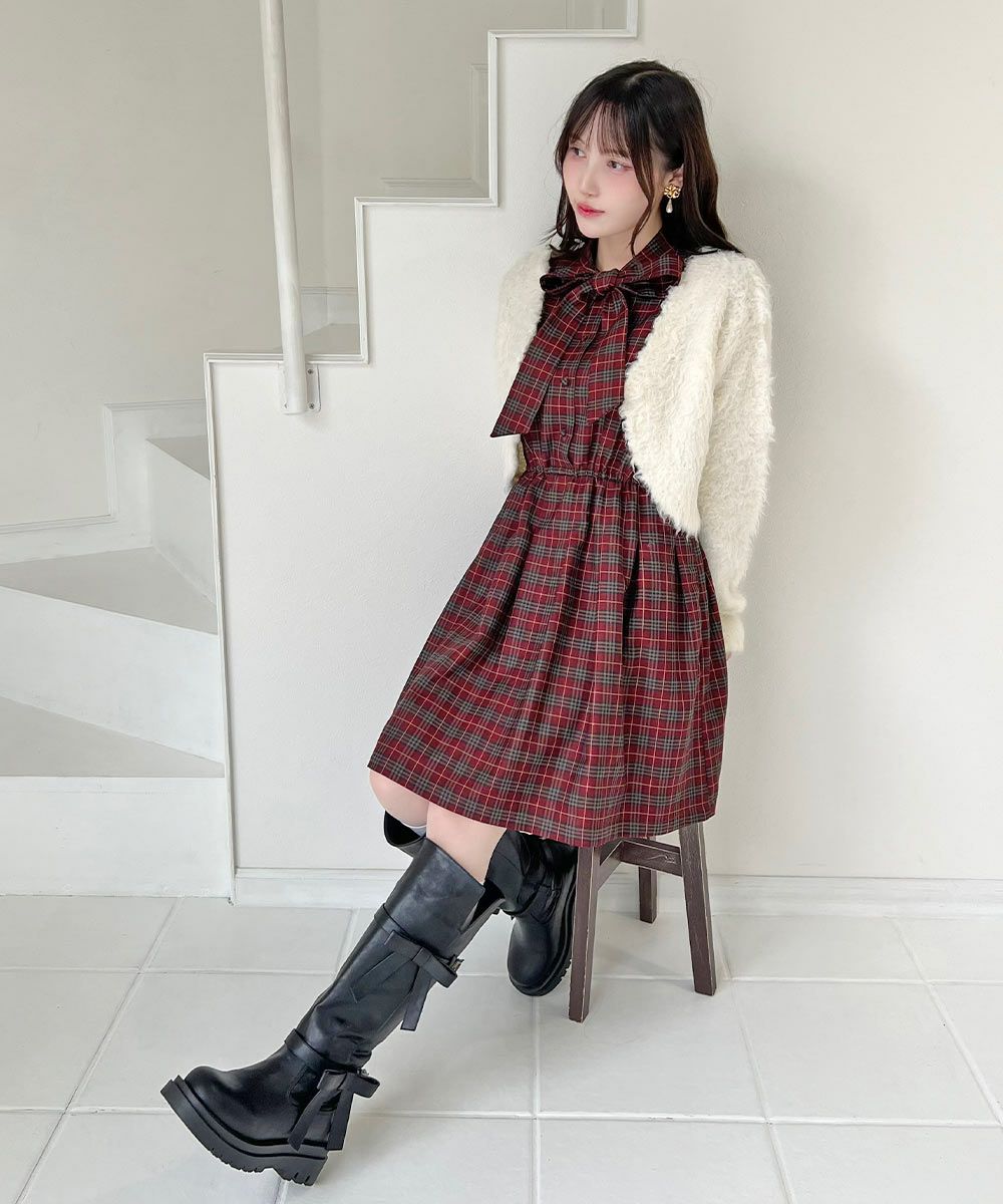 ivory / 157cm / リボンを外した状態