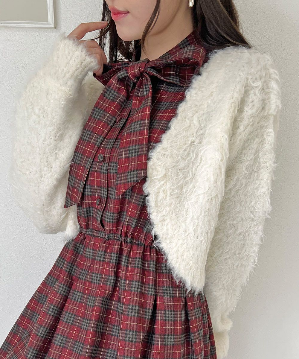 ivory / 157cm / リボンを外した状態