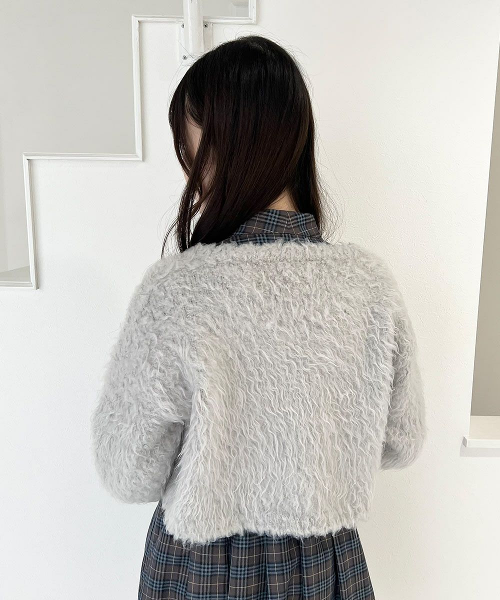 light gray / 157cm / リボンを外した状態