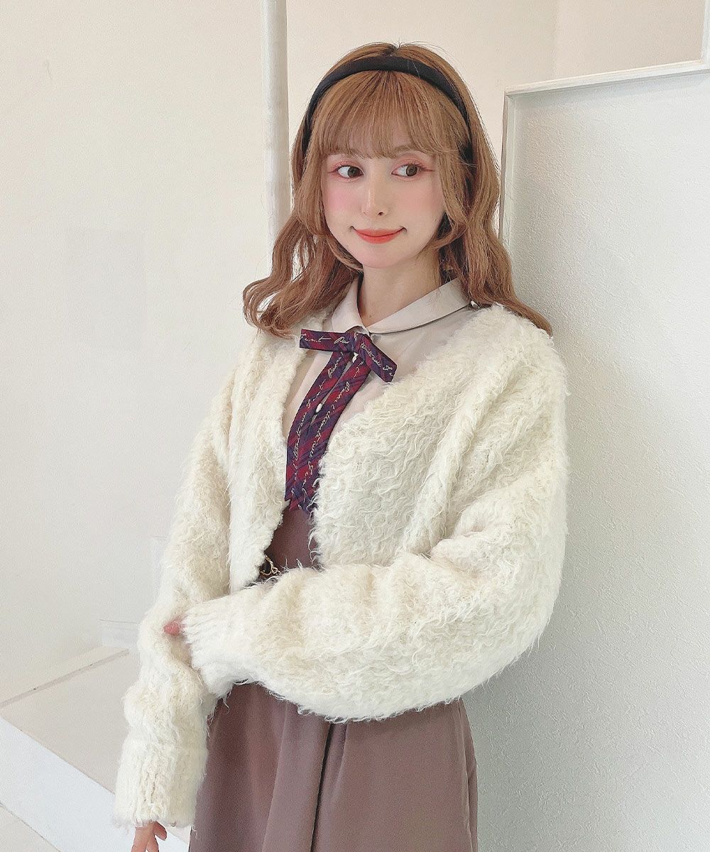 ivory / 152cm / リボンを外した状態