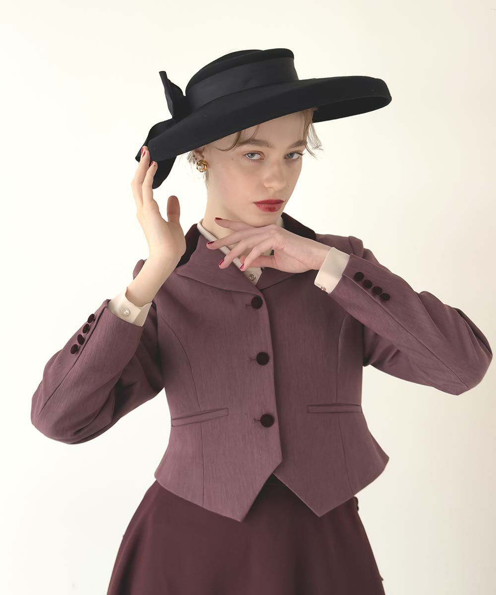 バックフリルテーラードジャケット/an another angelus [55BD01j003